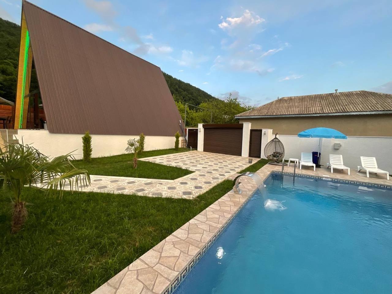 3Gozel Aframe Villa Qəbələ Exterior foto